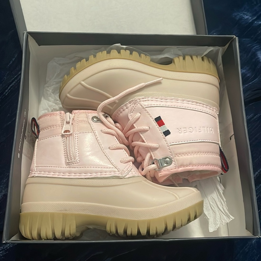 Brand new never worn Tommy Hilfiger toddler duck boots